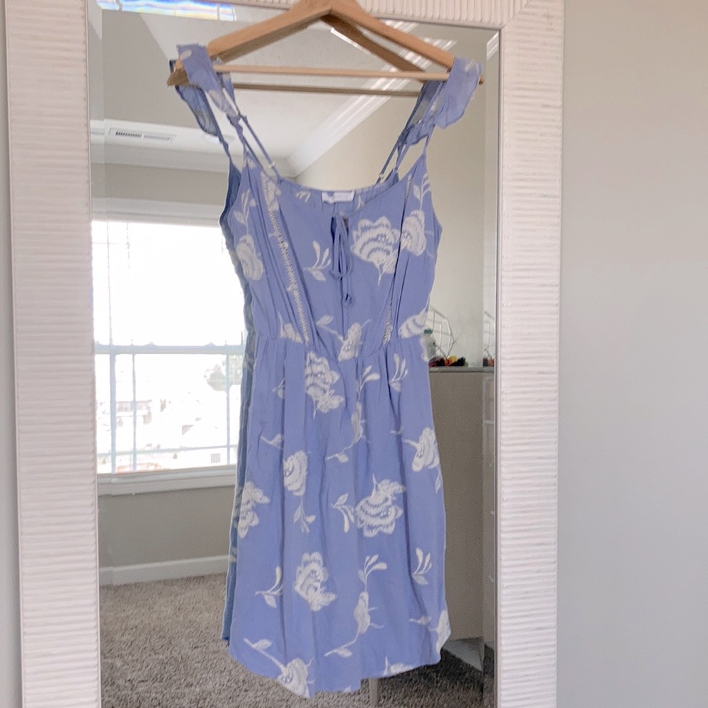 Lush Lavender Embroidered Dress - Size Small